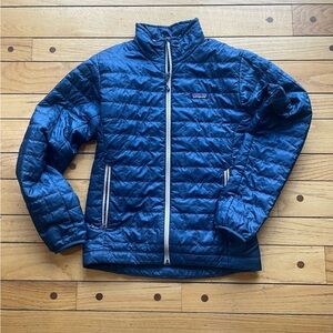 Men’s Patagonia nano puff small blue great condition winter warm